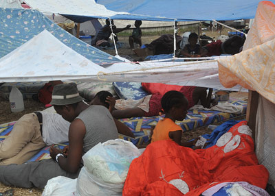 Ein Jahr nach dem Beben leben viele Haitianer noch immer in Zelten
