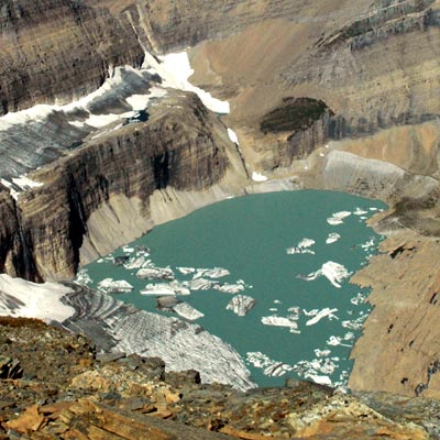 Gletschersee am Grinnell Glacier