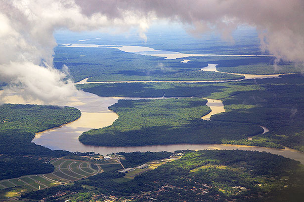Im Einzugsgebiet des Amazonas entstehen durch Erosion jährlich 610 Millionen Tonnen Sediment.