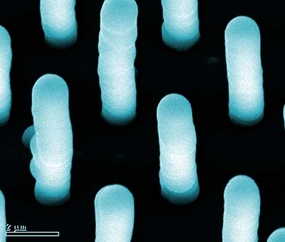 Senkrecht wachsende Nanoröhrchen