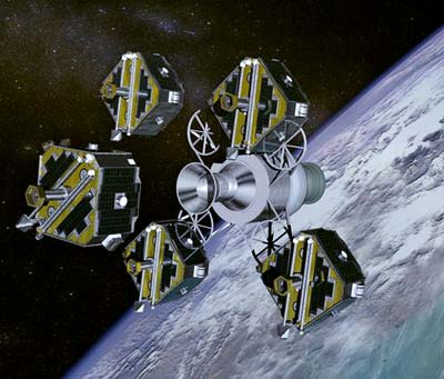 Die fünf Sonden der THERMIS-Mission