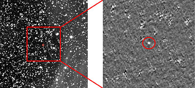 Rosettas erster Blick auf den Kometen67P/Churyumov-Gerasimenko