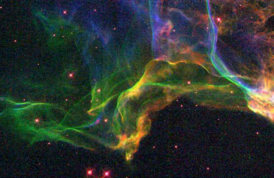 Bei jungen Supernova werden große Menge Eisen frei