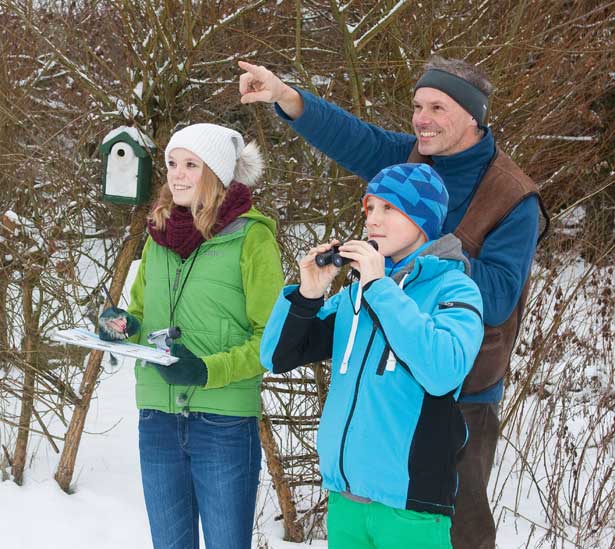Vogelbeobachtung im Winter hilft beim Artenschutz