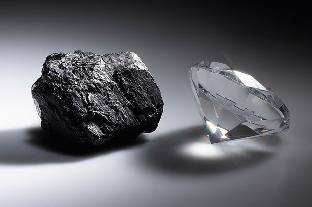 Diamanten entstehen häufiger als gedacht - Schon eine Änderung des pH-Werts  im Gestein lässt die Edelsteine entstehen 