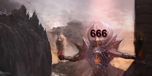 Teufels bedeutung 666 des zahl Genau lesen