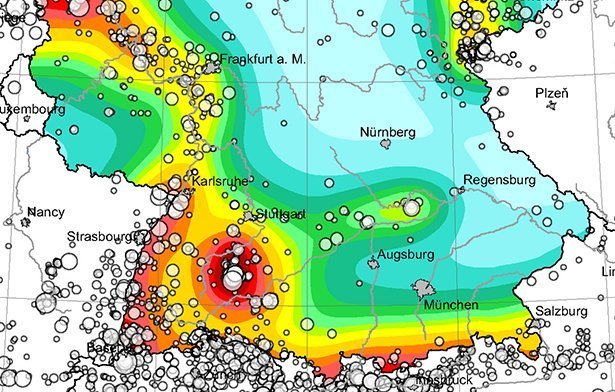 Neue Erdbebenkarte Fur Deutschland Neueinschatzung Des Risikos Enthullt Uberraschend Viele Fake Quakes In Alten Daten Scinexx De