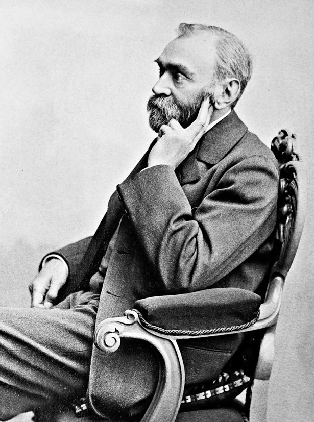 Alfred Nobel, Foto von Gösta Florman (1831–1900)