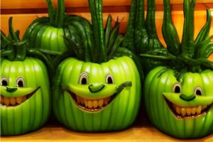 Glückliches Gemüse