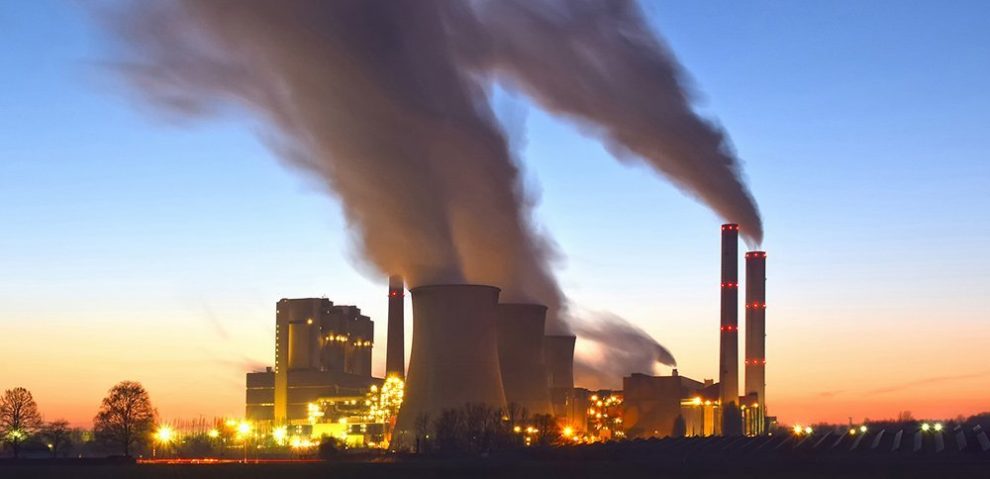 Kraftwerks-Emissionen