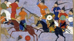Mongolgen im Kampf gegen Chinesen