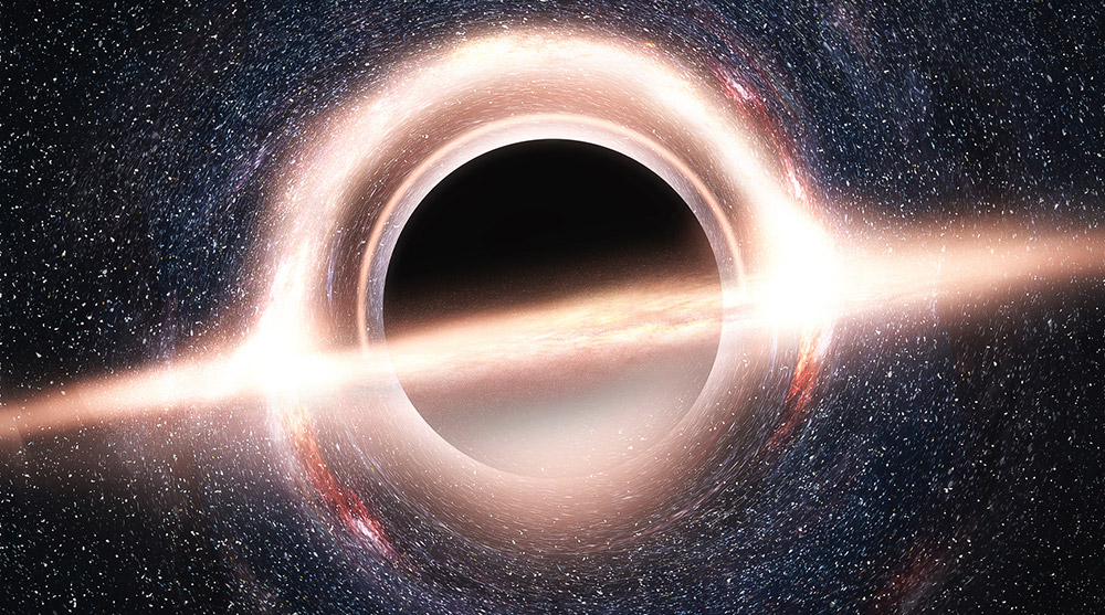 Schwarze Löcher: Hawking-Strahlung im Labor – Teilchensprünge in einer Atomkette können Effekte am Ereignishorizont nachbilden – scinexx.de