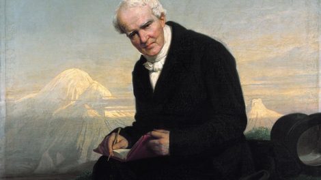 Alexander von Humboldt, Porträt von J. Schrader (1859)