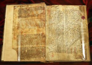 Manuskript von Hildegard von Bingen
