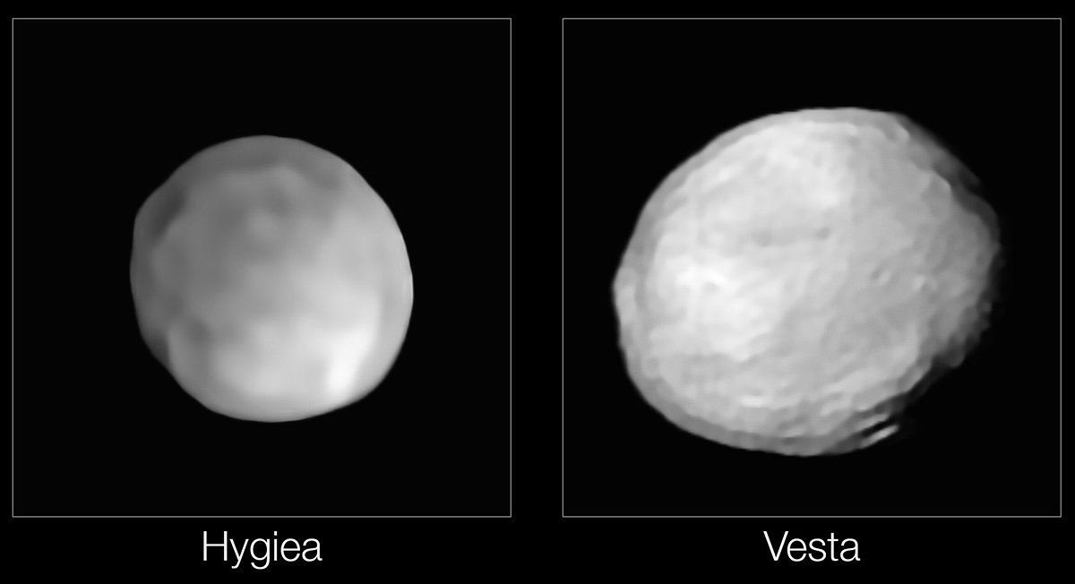 Hygiea und Vesta
