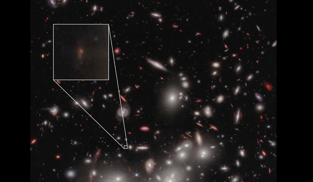 Lichtschwächste Galaxie des frühen Kosmos – Sternansammlung gehörte zu den Pionier-Galaxien der kosmischen Morgendämmerung – scinexx.de