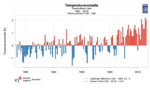 Temperaturentwicklung