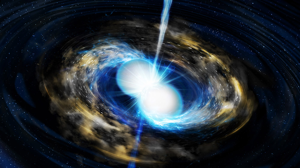 Zderzenie gwiazd neutronowych doprowadziło do powstania pierwiastków ziem rzadkich – pierwsze wykrycie lantanu i ceru w widmie kilonowej