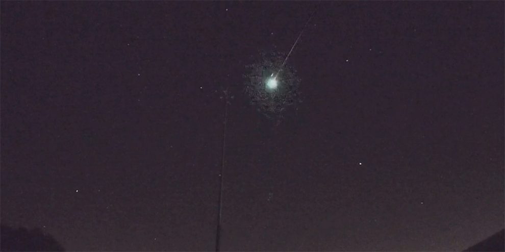 Meteor über Spanien