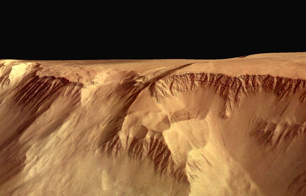 Klippen vn Olympus Mons