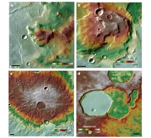 Marsianische Vulkanformen
