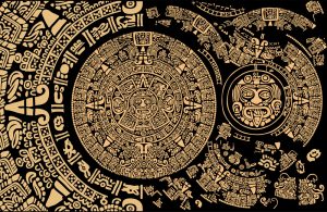Hieroglyphen des Maya-Kalenders