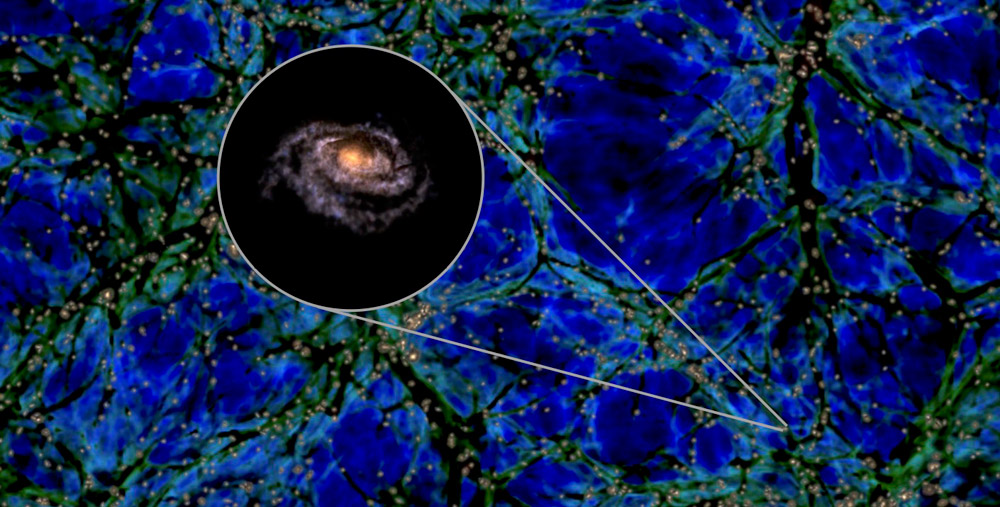 Die Milchstraße ist ein Sonderfall - Unsere Galaxie ist zu groß und schwer für ihre kosmische Umgebung - scinexx.de - scinexx | Das Wissensmagazin