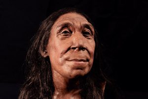 Rekonstruktion der Neandertalerin Shanidar Z
