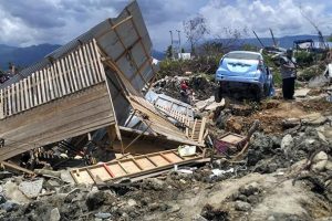 Erdbebenschäden auf Sulawesi