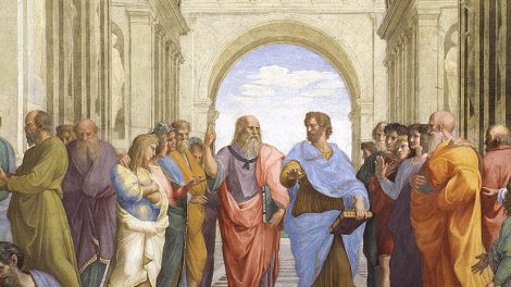 Platon und seine Schüler