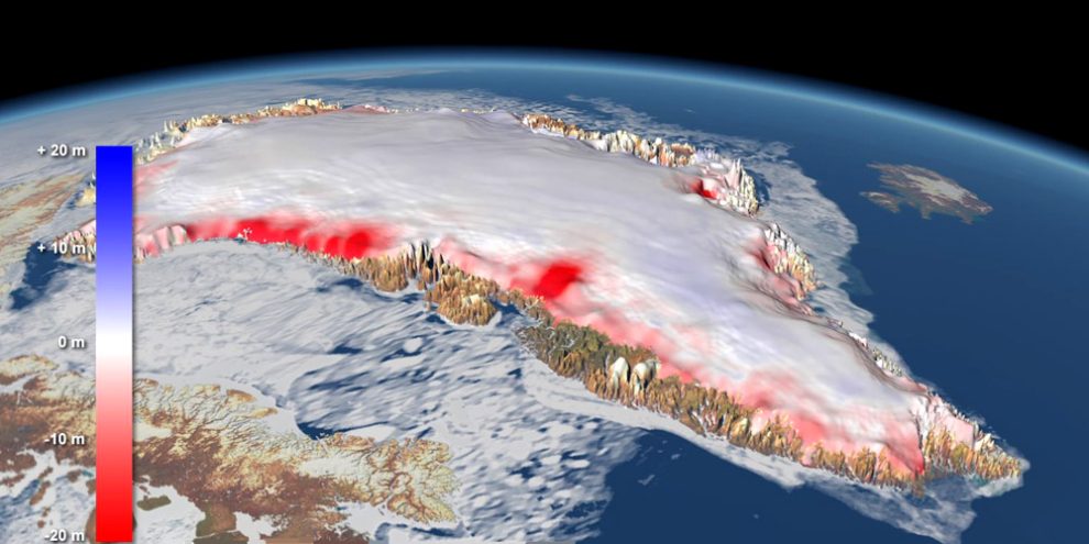 Eisverlust in Grönland