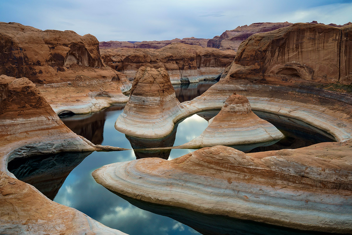 Water shortage in Lake Powell Levels in the second largest reservoir