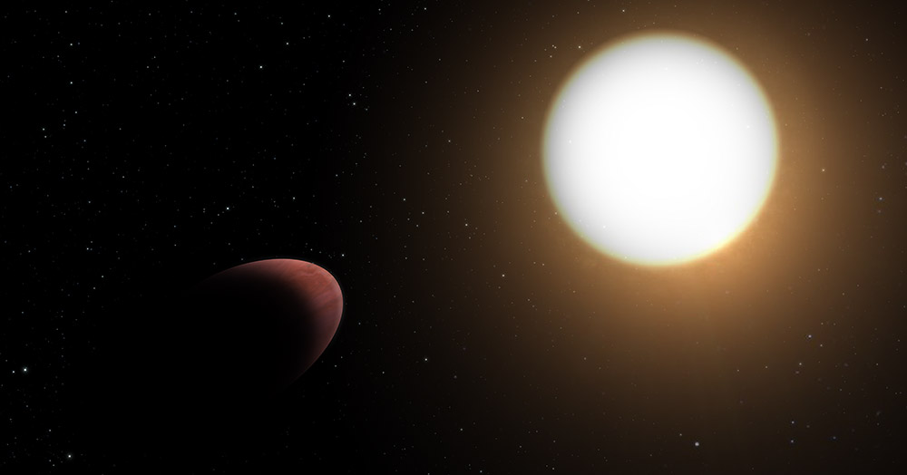 Exoplanet discovered in rugby ball – Astronomers have detected a measurable tidal distortion on a planet for the first time