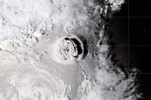 Tonga-Eruptionswolke