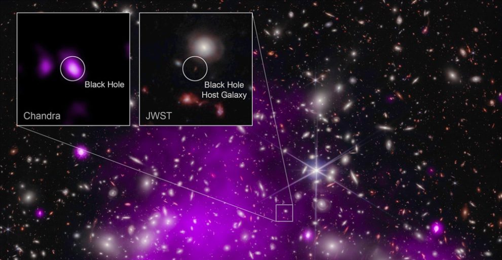 Frühe Galaxie UHZ1 und ihr Schwarzes Loch