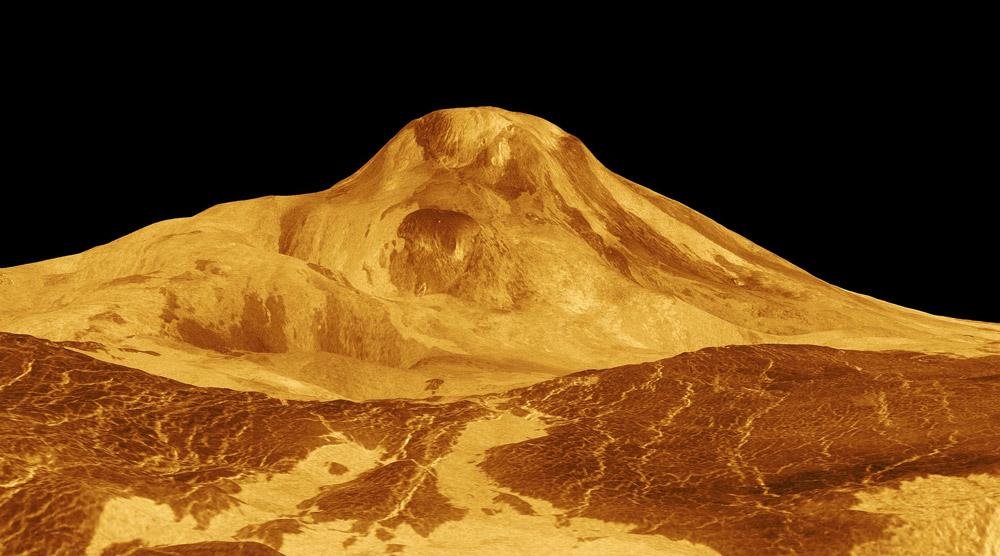 New evidence of active volcanism on Venus – a large volcanic vent has changed shape and size in just a few months