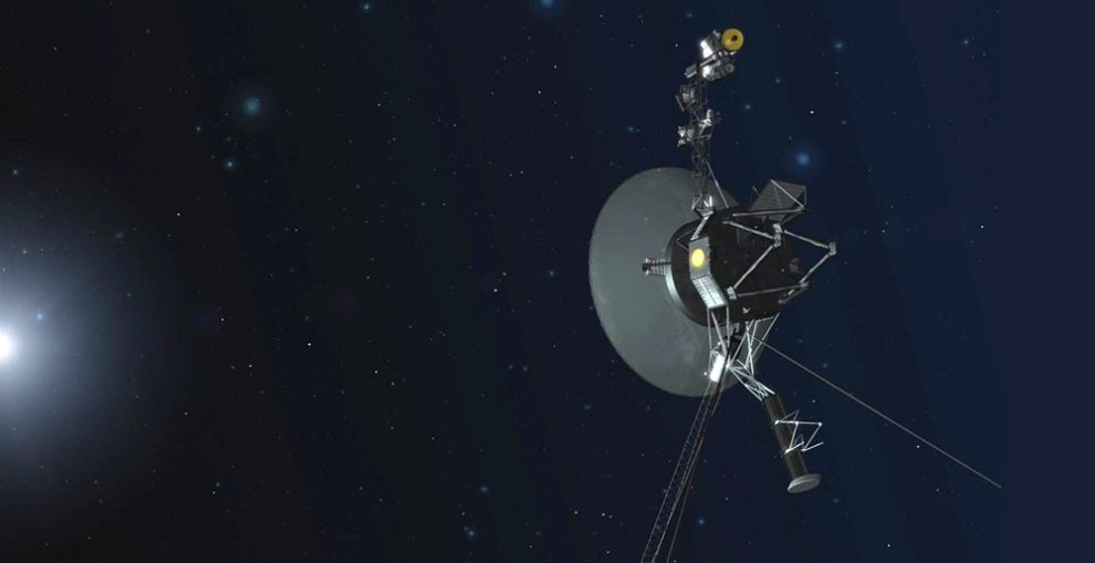 Voyager-Die Raumsonde Voyager 2 kann zurzeit nicht mehr "nach Hause telefonieren". © NASA/JPL