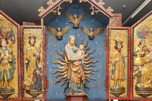 Altarbild mit Zwischgold